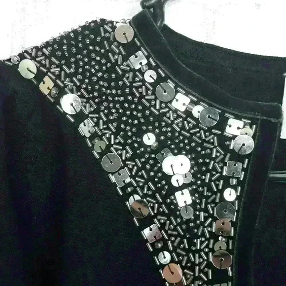 Vintage WR Studio Embellished Sequin Evening Sweater D43 - Picture 3 of 6